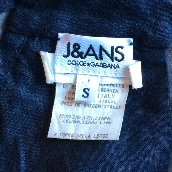 WASTELAND! SF J&ANS Dolce & Gabbana Linen Italian - Picture 3 of 6